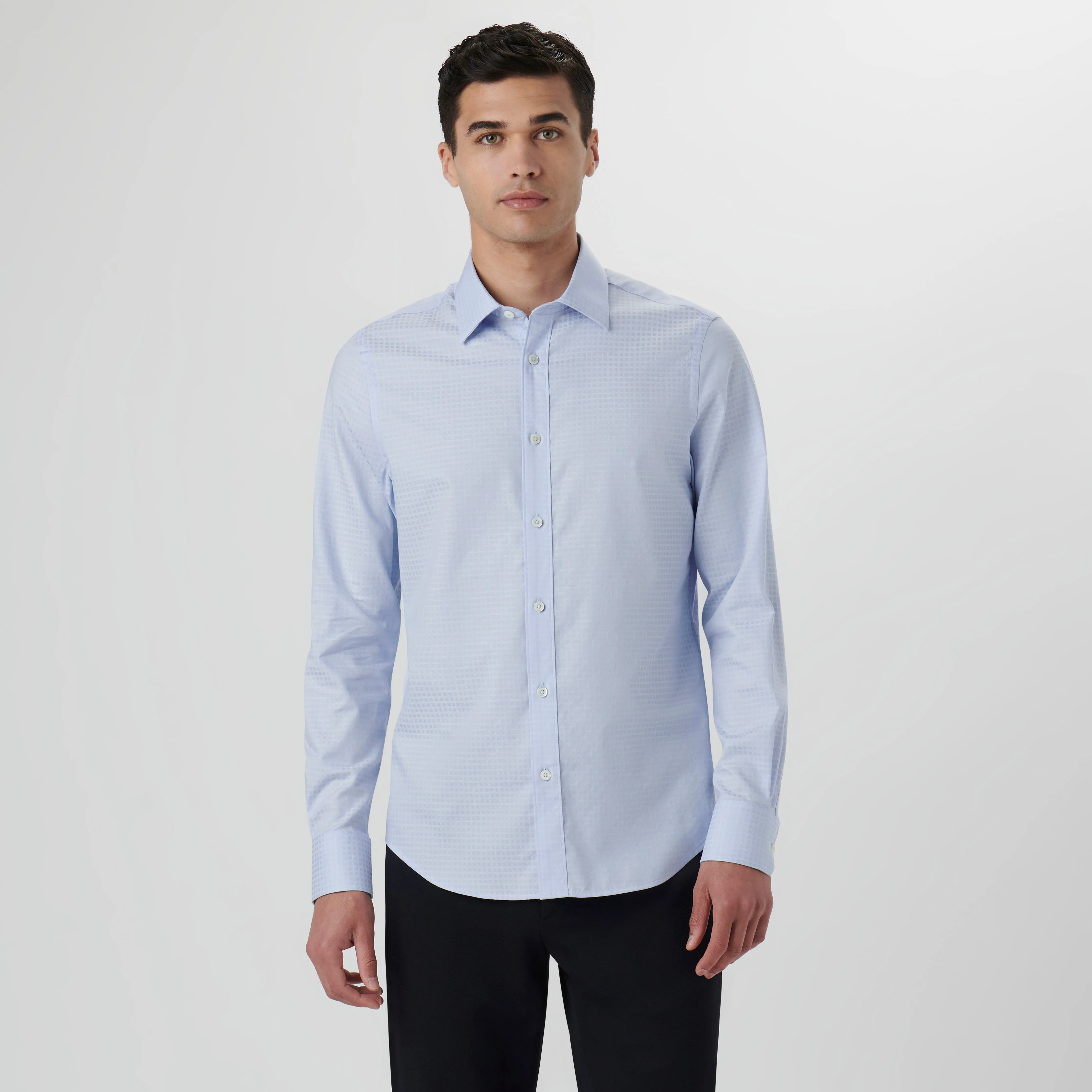 Julian Mini Check Jacquard Shirt