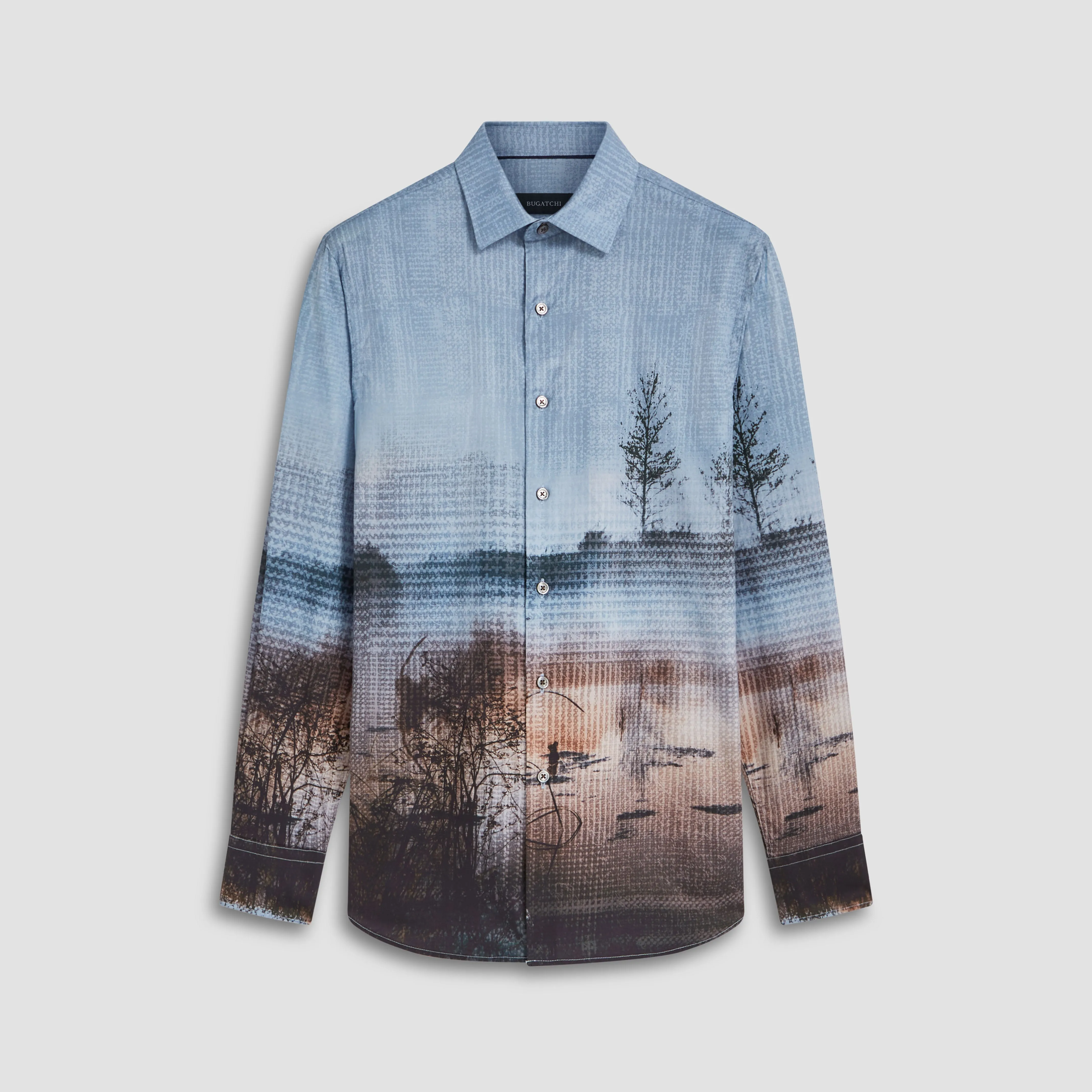 Julian Photoprint Jacquard Shirt