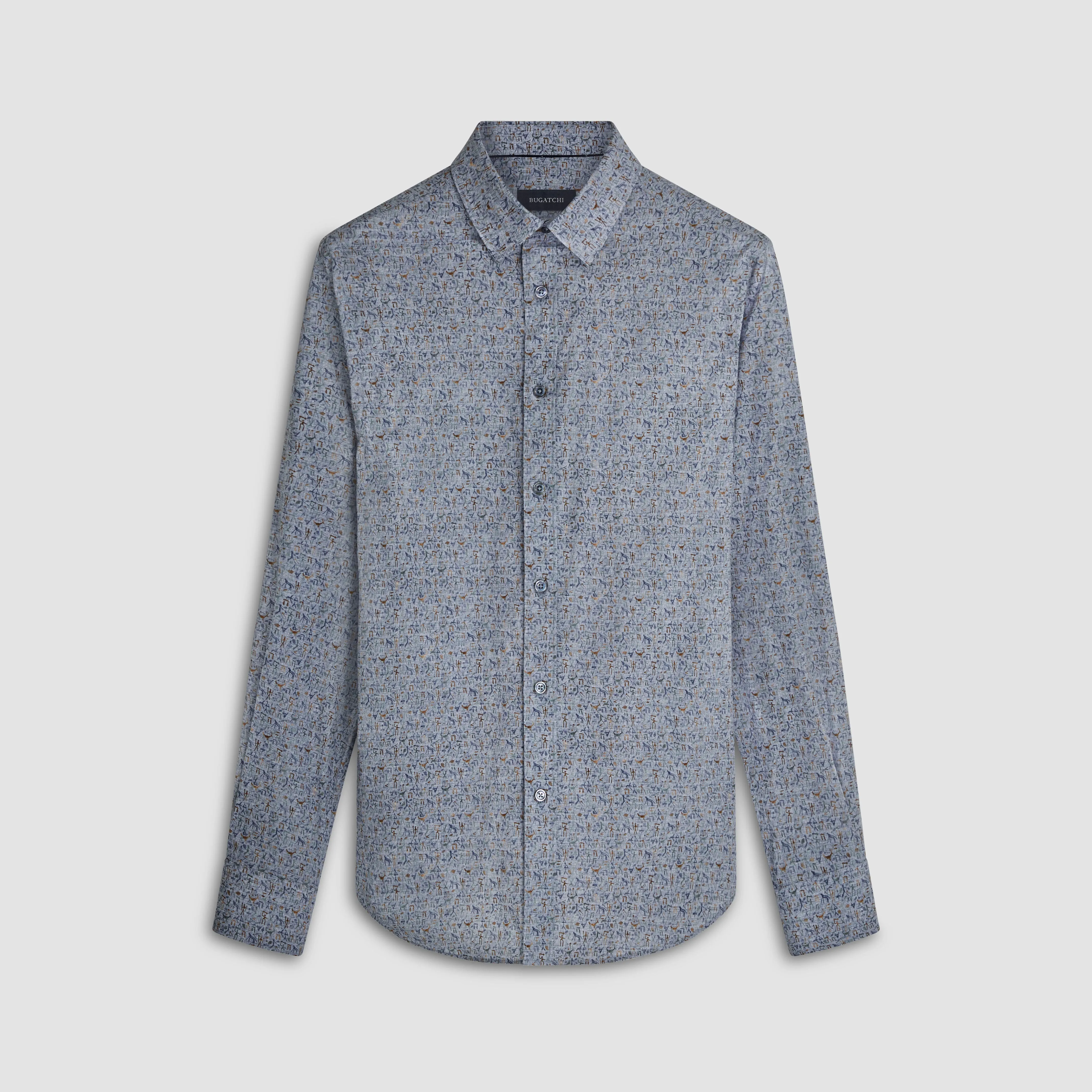 Julian Stone Age Print Shirt