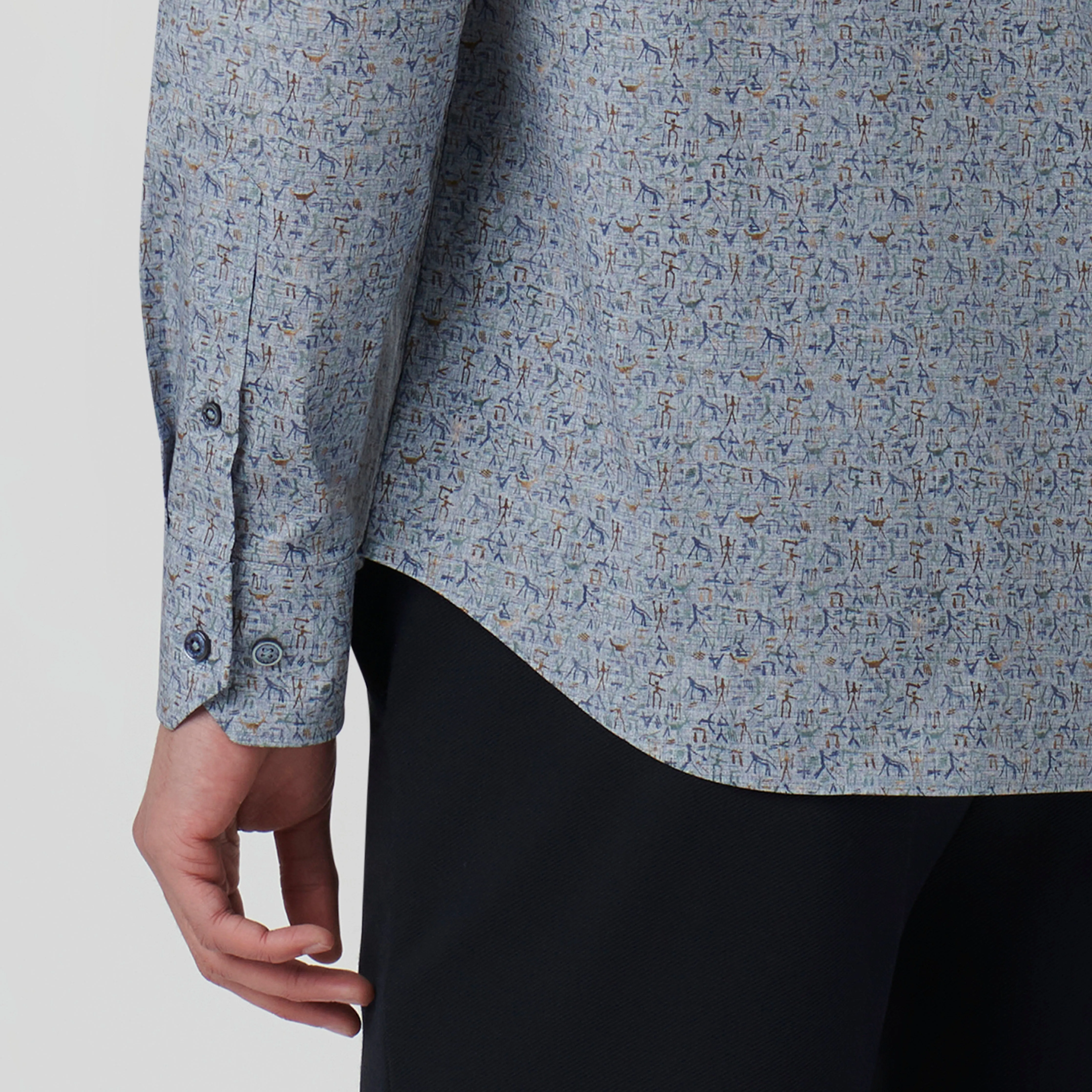 Julian Stone Age Print Shirt