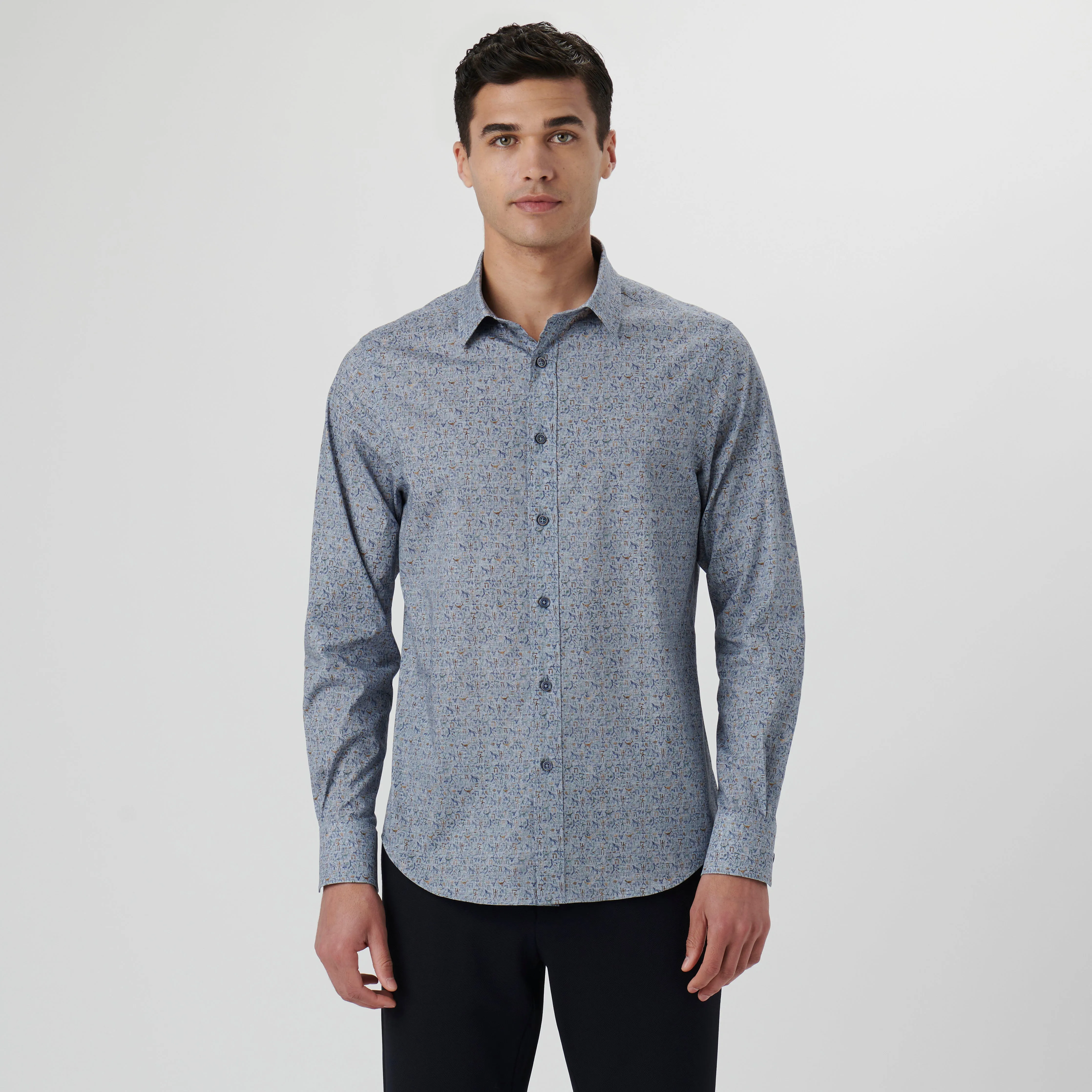 Julian Stone Age Print Shirt