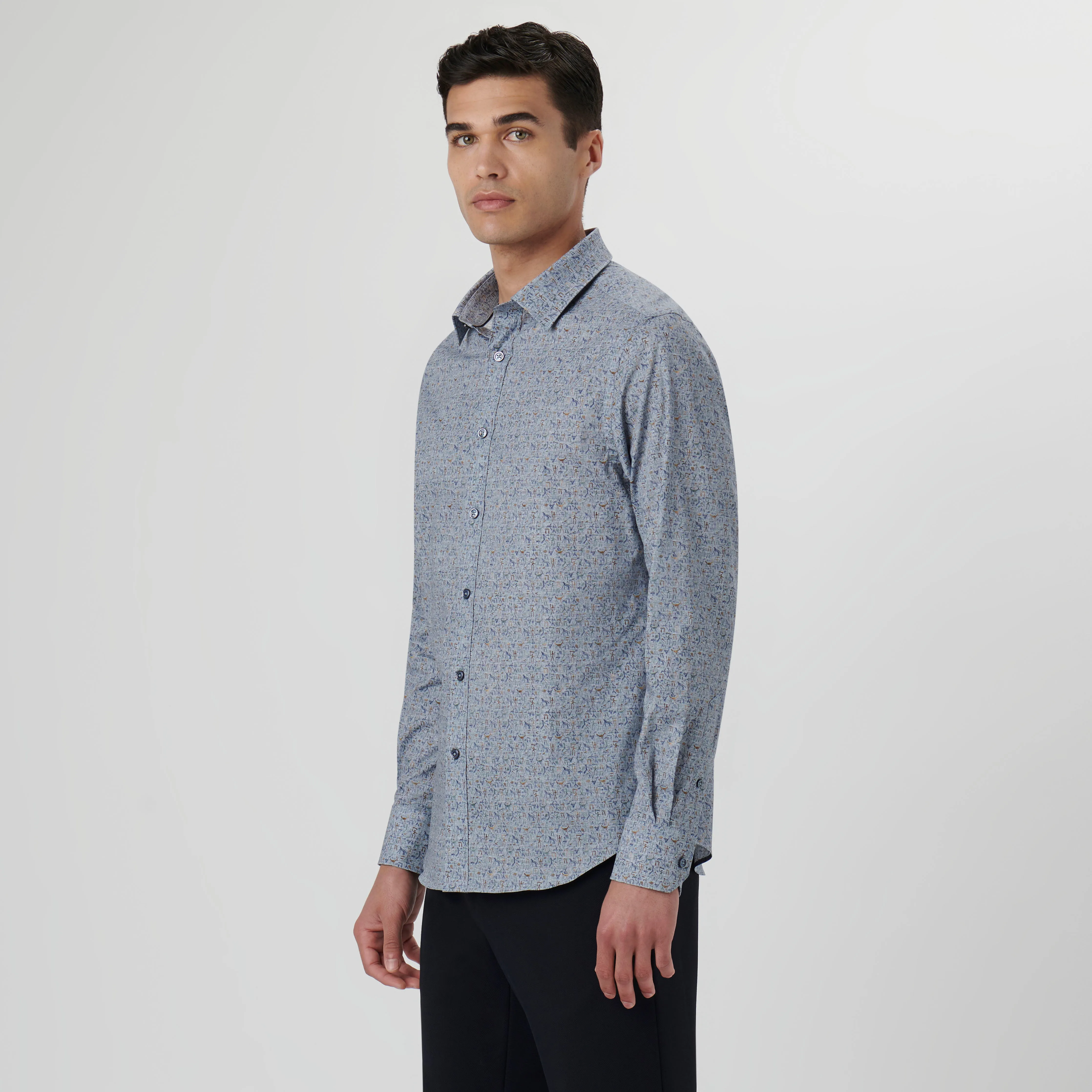 Julian Stone Age Print Shirt