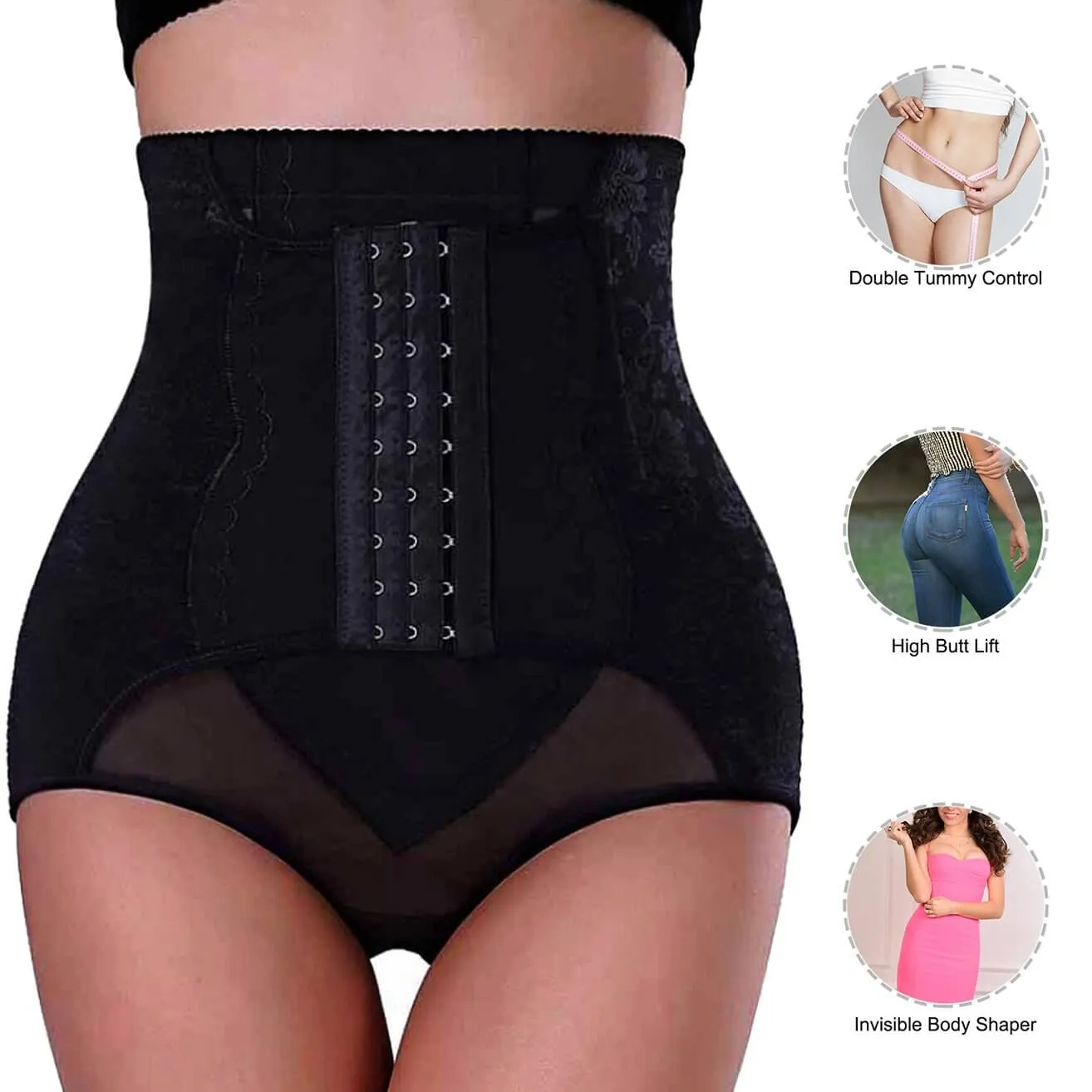 Junlan  Women High-Waist  Shapewear Panty