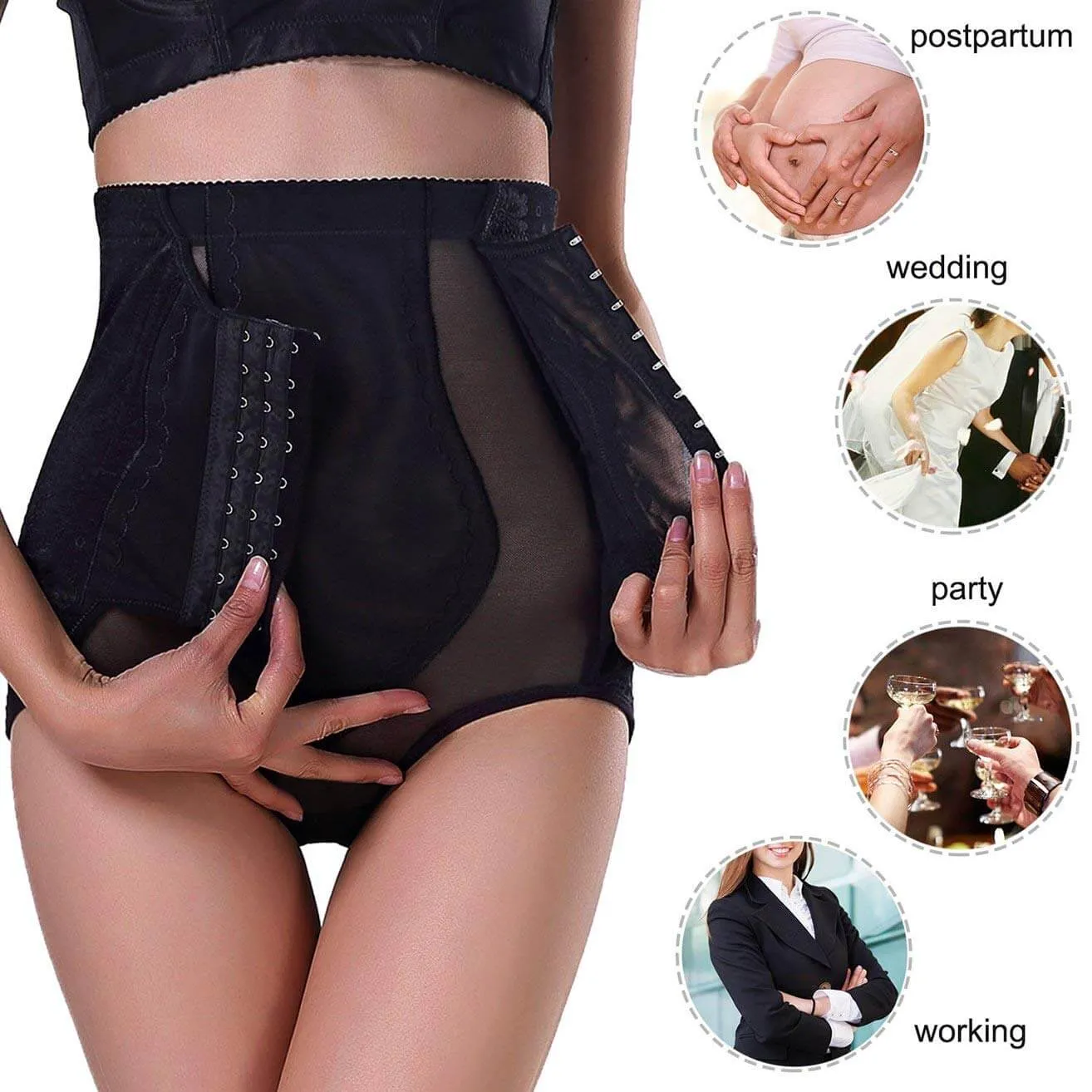 Junlan  Women High-Waist  Shapewear Panty