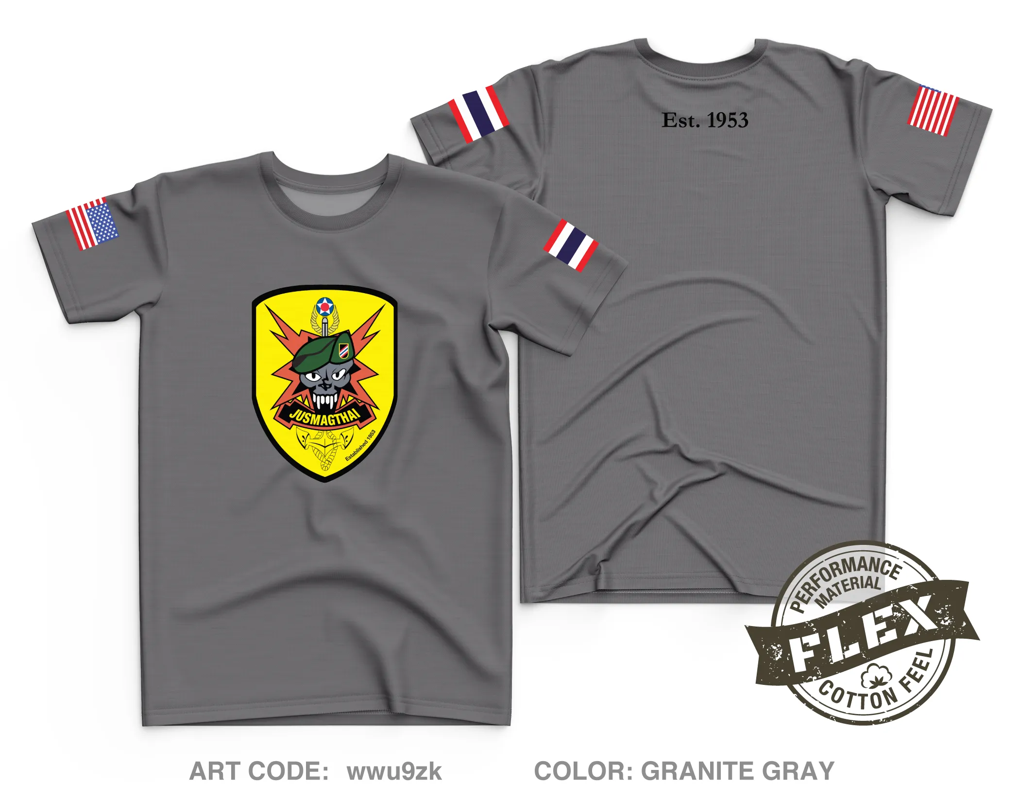 JUSMAGTHAI Core Men's SS Flex Performance Tee - wwu9zk