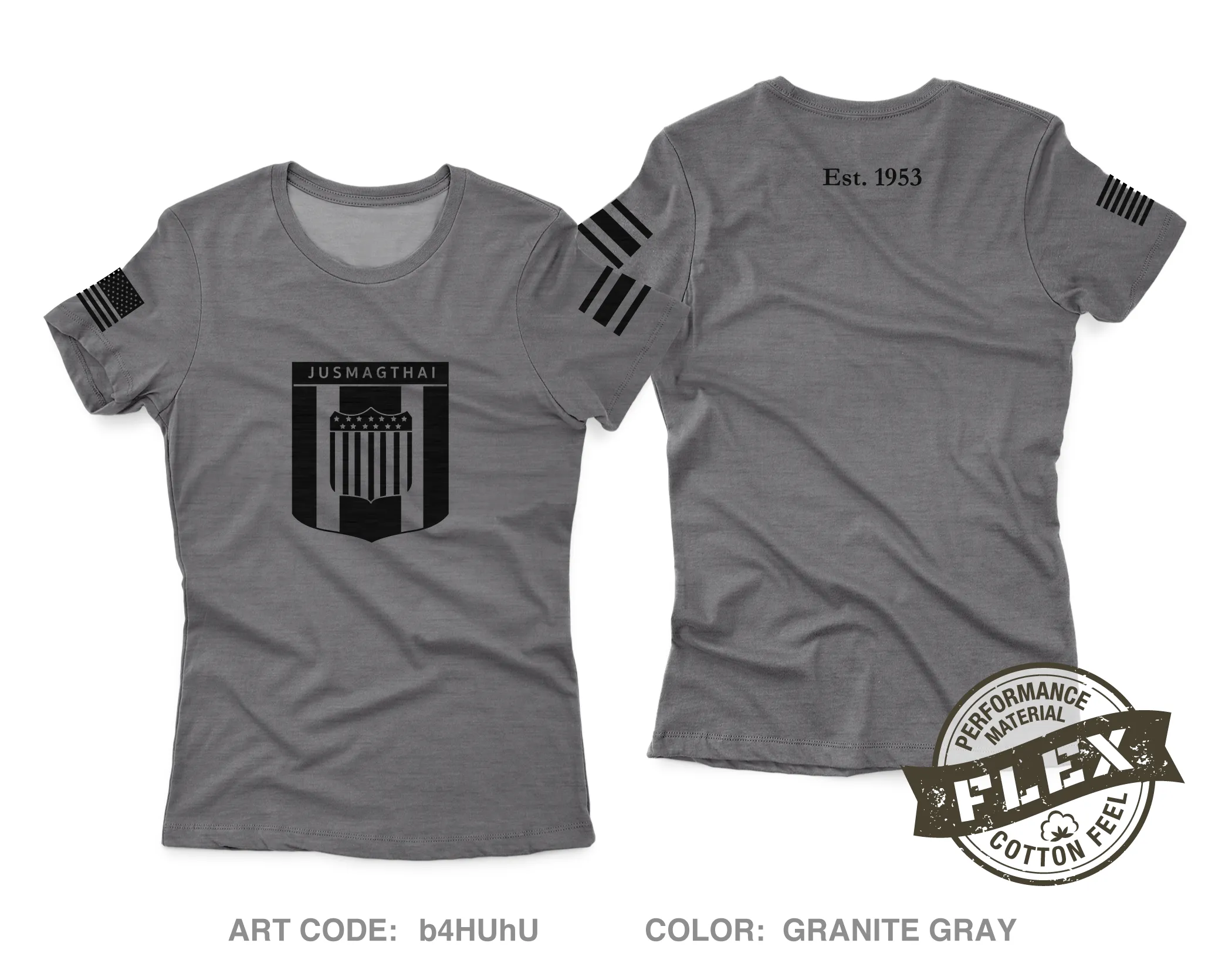 JUSMAGTHAI Women's SS Flex Performance Tee - b4HUhU