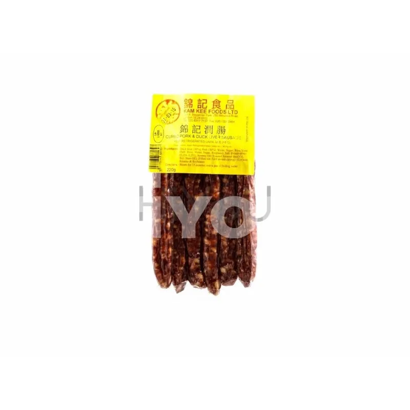Kam Kee Cured Pork and Duck Liver Sausage 220g ~ 锦记润肠 220g