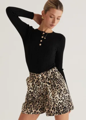 Kiana Knit Bodysuit - Black