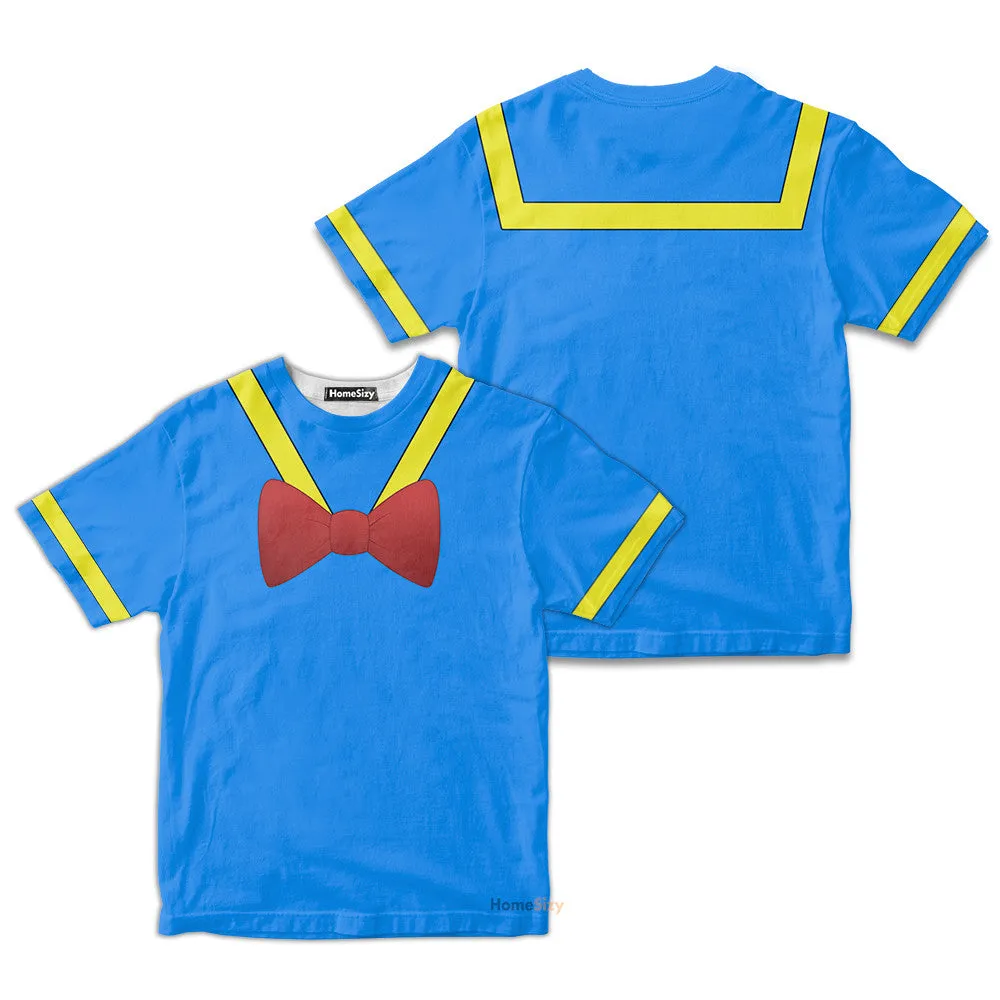 Kids Donald Duck Costume - Boy Donald Top - three caballeros costume - Disney Birthday Costume - Donald Duck Shirt