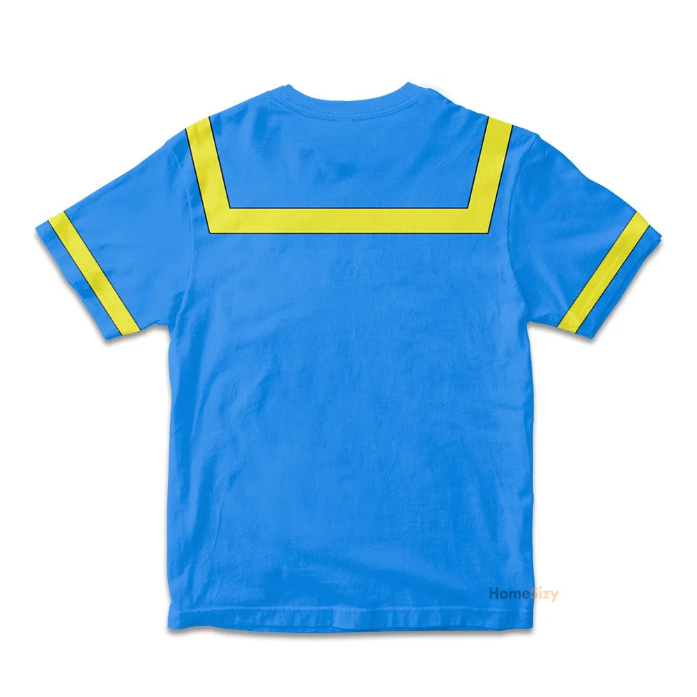Kids Donald Duck Costume - Boy Donald Top - three caballeros costume - Disney Birthday Costume - Donald Duck Shirt