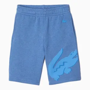 Kid's Oversized Crocodile Print Flecked Shorts