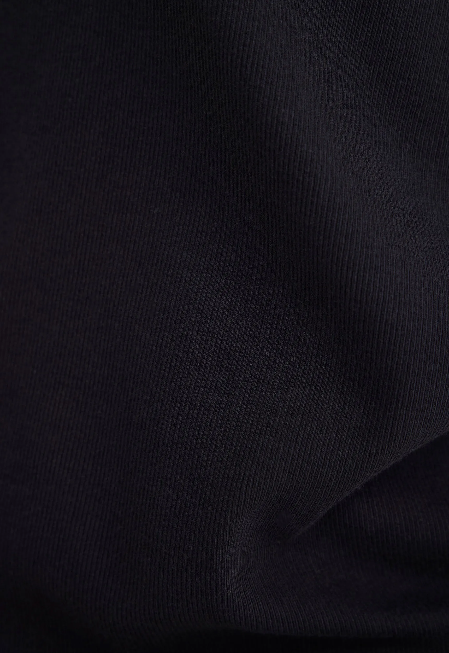 Koen Ribbed Cotton Tank - Black