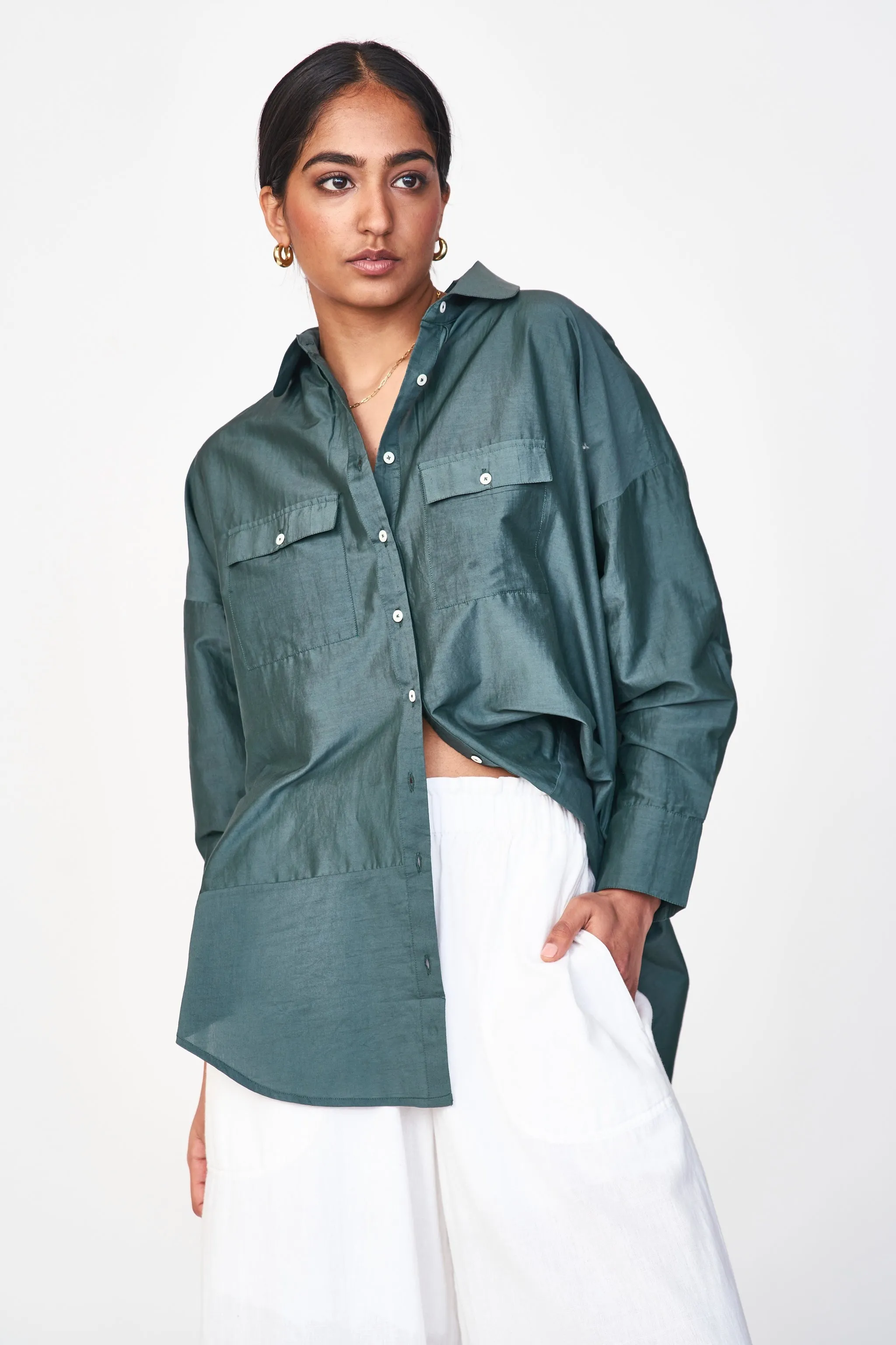 Kyoto Blouse in Palm