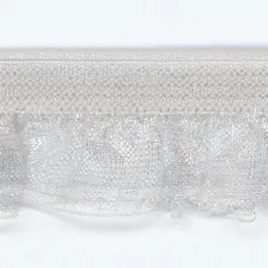 Layered Frill Stretch #100 Pale Silver