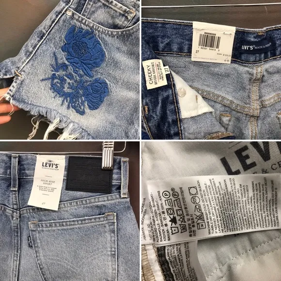 Levi’s Made Crafted Cheeky High Rise Button Fly