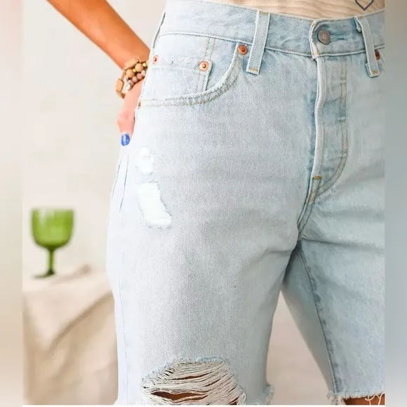 Levi's Premium 501 MID THIGH WOMEN'S SHORTS 31