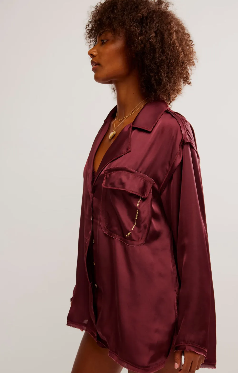 like honey sleep shirt in açaí
