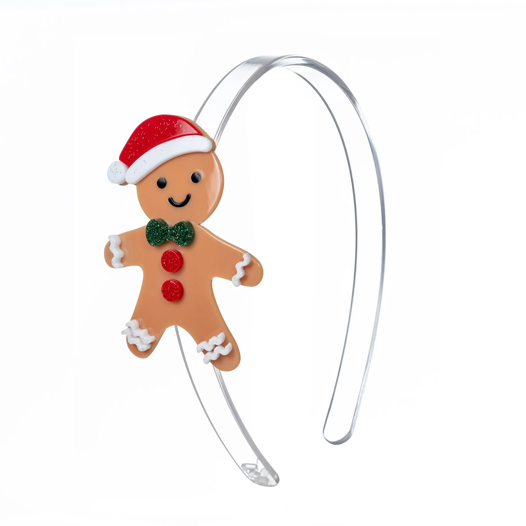 Lilies & Roses Happy Gingerbread Boy Headband