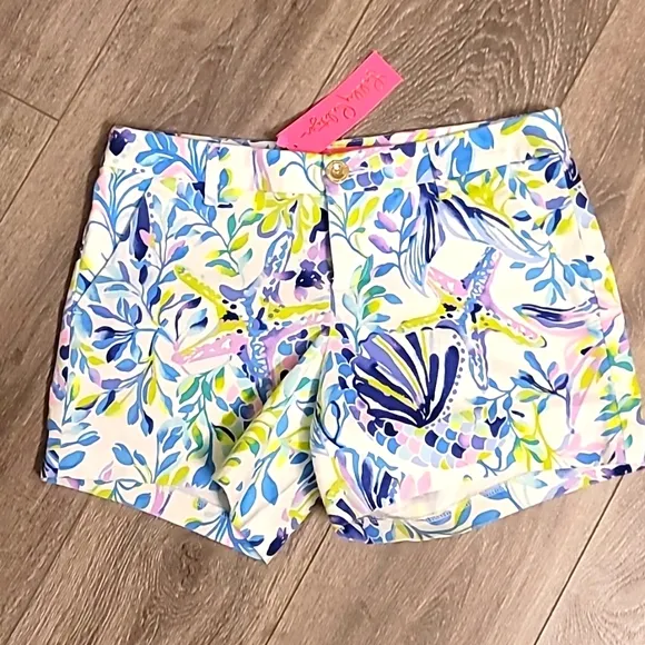 Lilly Pulitzer Kellar Stretch Short Resort White Shell