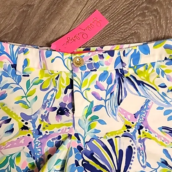 Lilly Pulitzer Kellar Stretch Short Resort White Shell