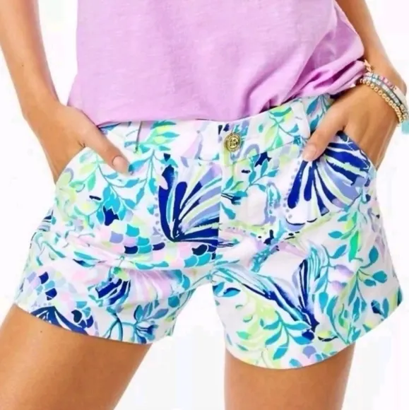 Lilly Pulitzer Kellar Stretch Short Resort White Shell