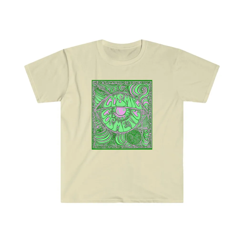 Limited Edition Cosmic Over Cosmetic Soft Cotton SS Tee - Lilac Lizard