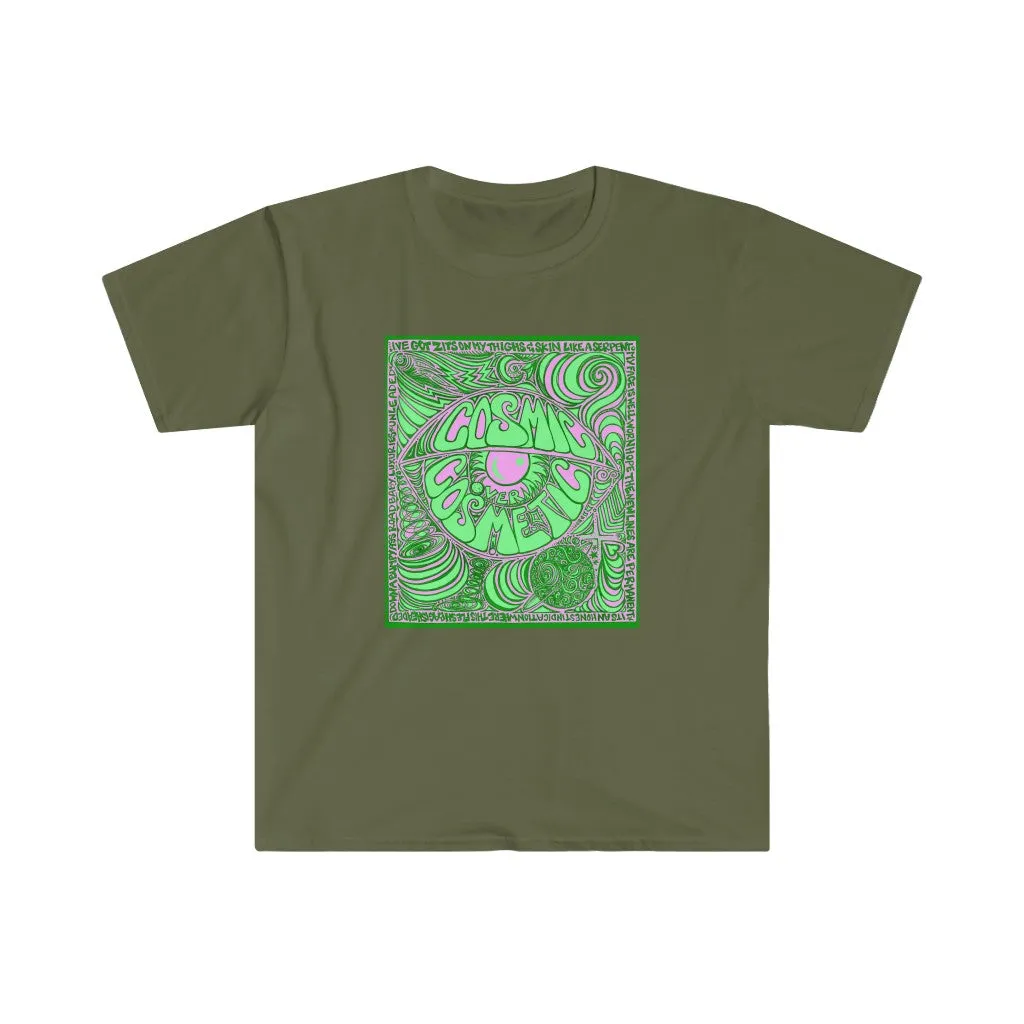 Limited Edition Cosmic Over Cosmetic Soft Cotton SS Tee - Lilac Lizard