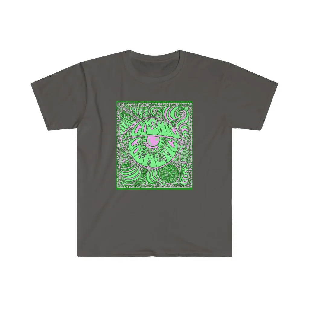 Limited Edition Cosmic Over Cosmetic Soft Cotton SS Tee - Lilac Lizard