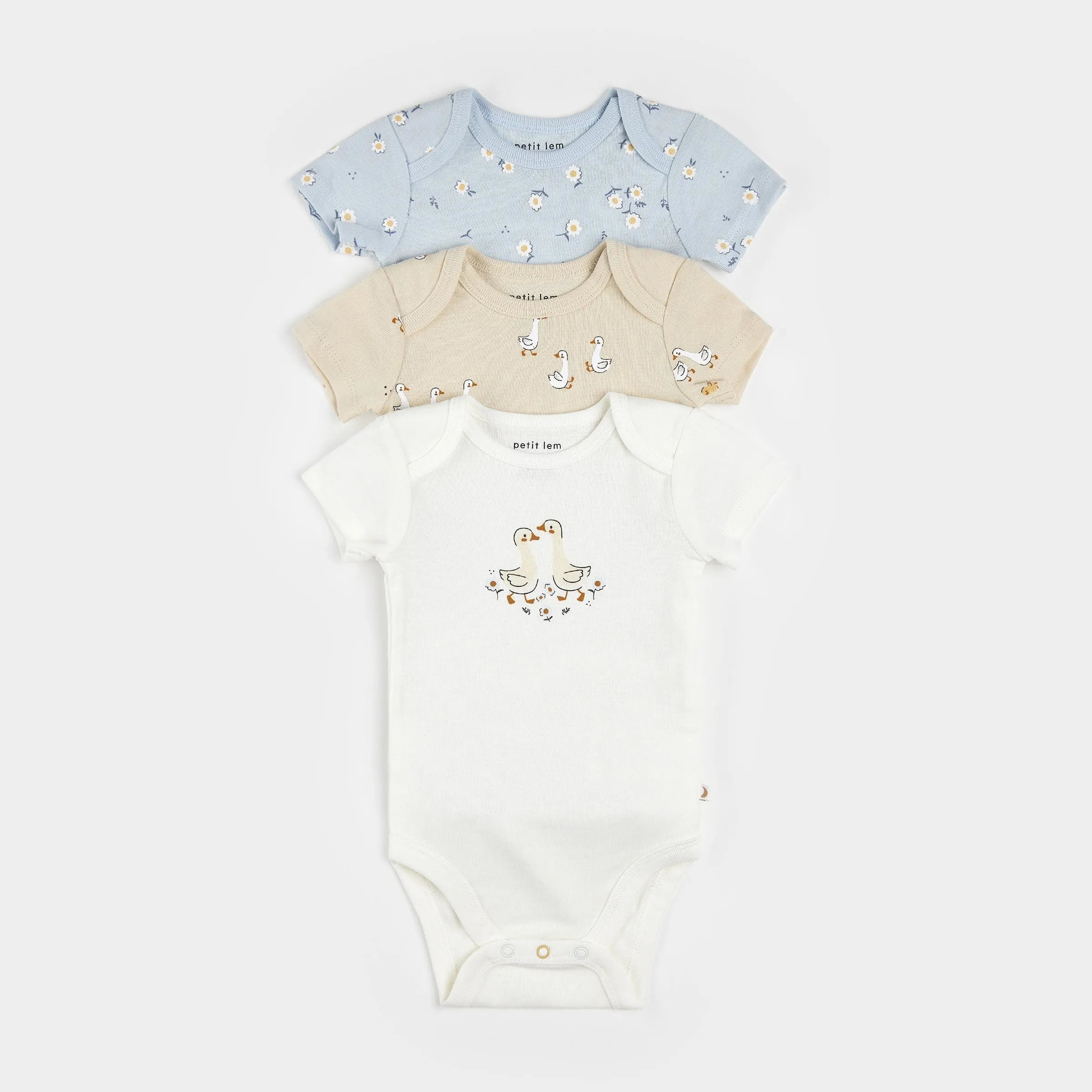 Little Ducklings 3 Pack Bodysuits