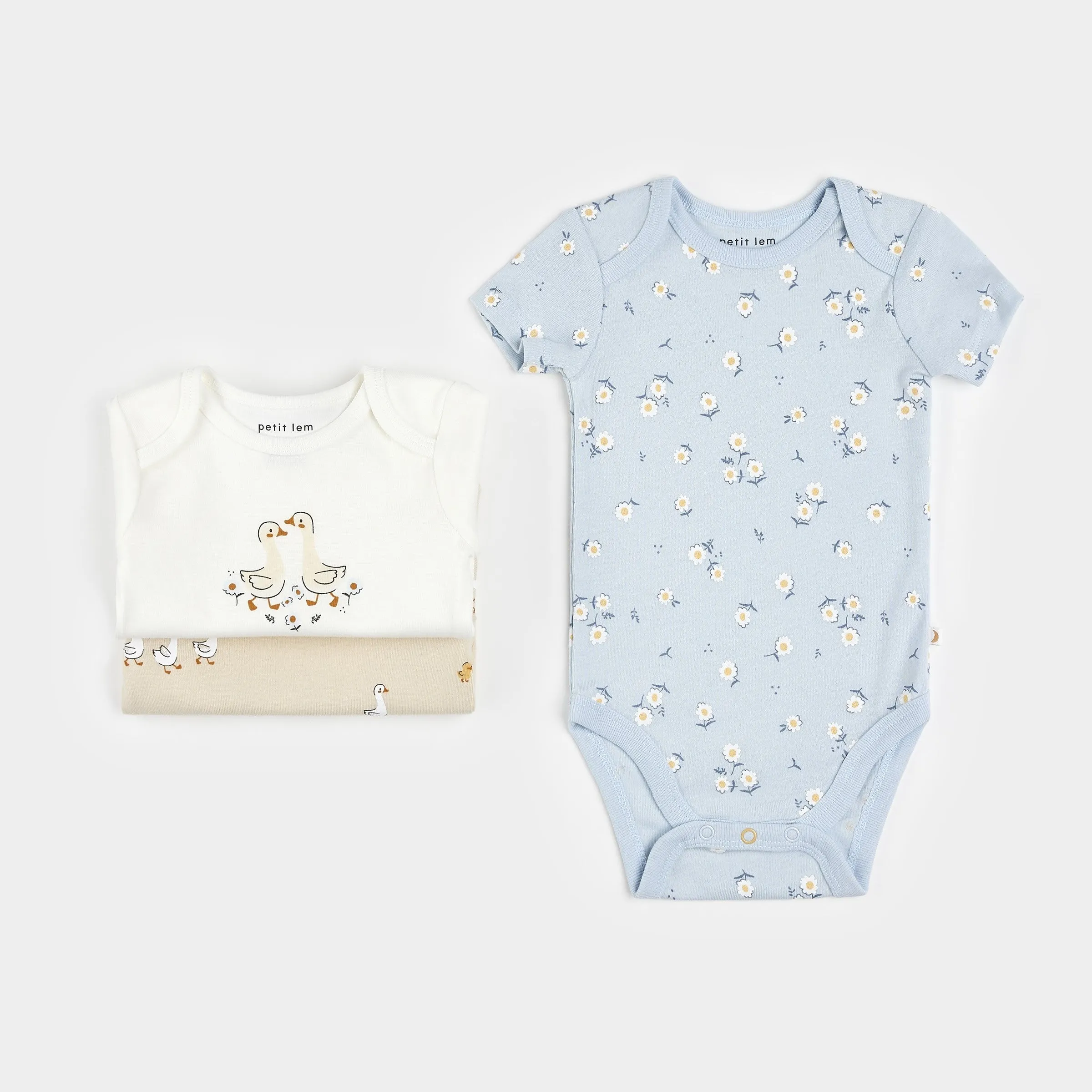 Little Ducklings 3 Pack Bodysuits