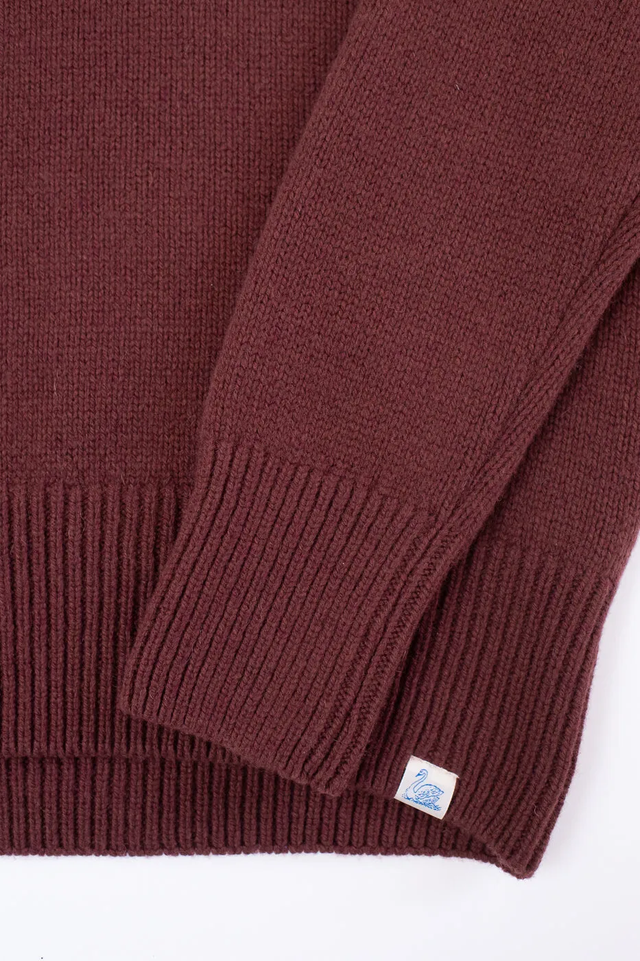 LOCT01.151 - Merino Wool Cashmere Blend Turtle Neck Pullover Relaxed Fit - Dark Brown
