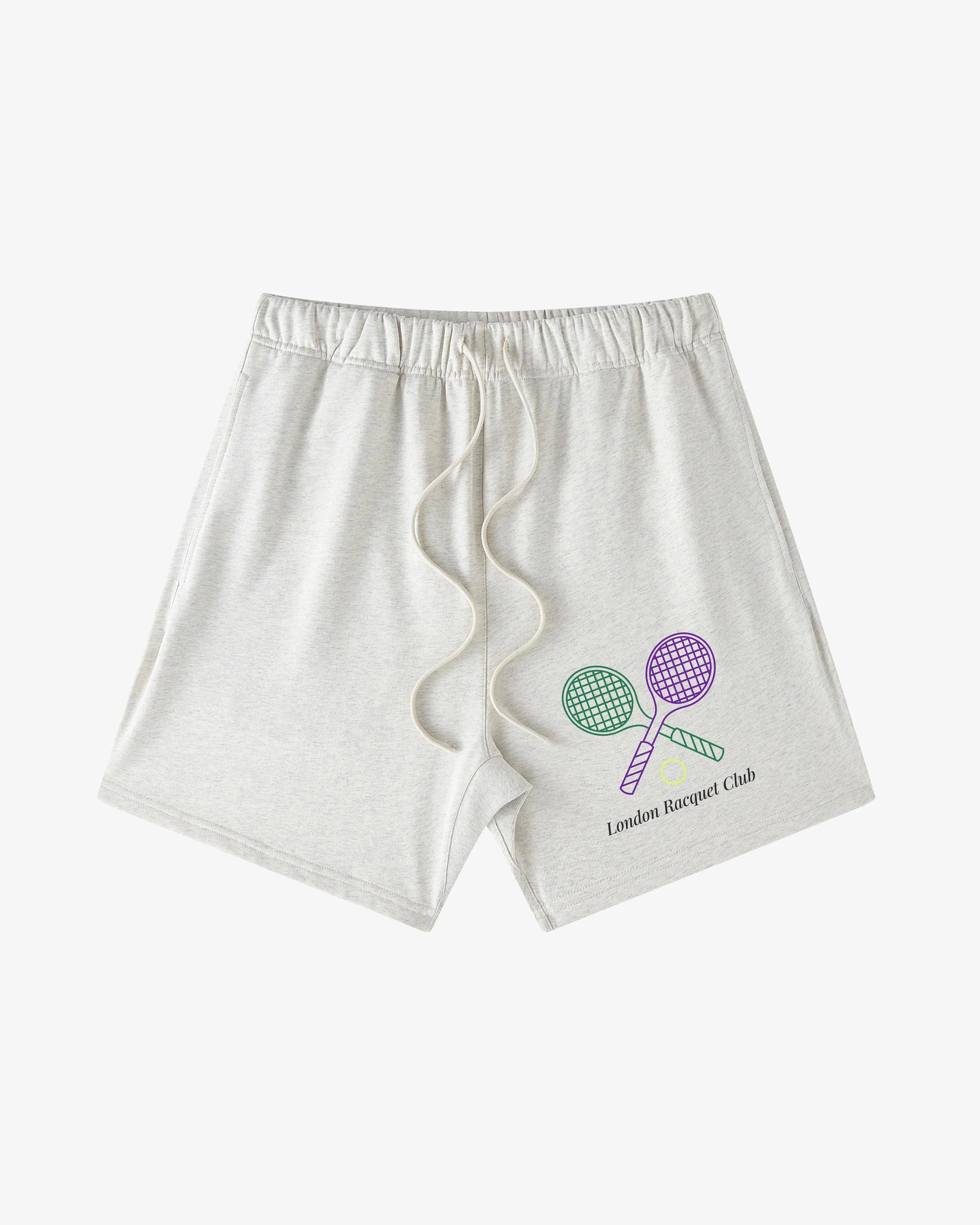 London Racquet Club Wimbledon Shorts - Heather Grey