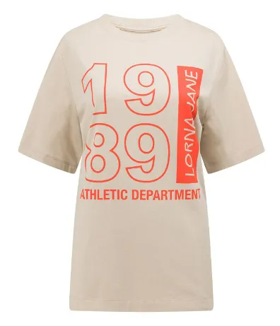 Lorna Jane Athletic Transdry Relaxed Tee - Off White