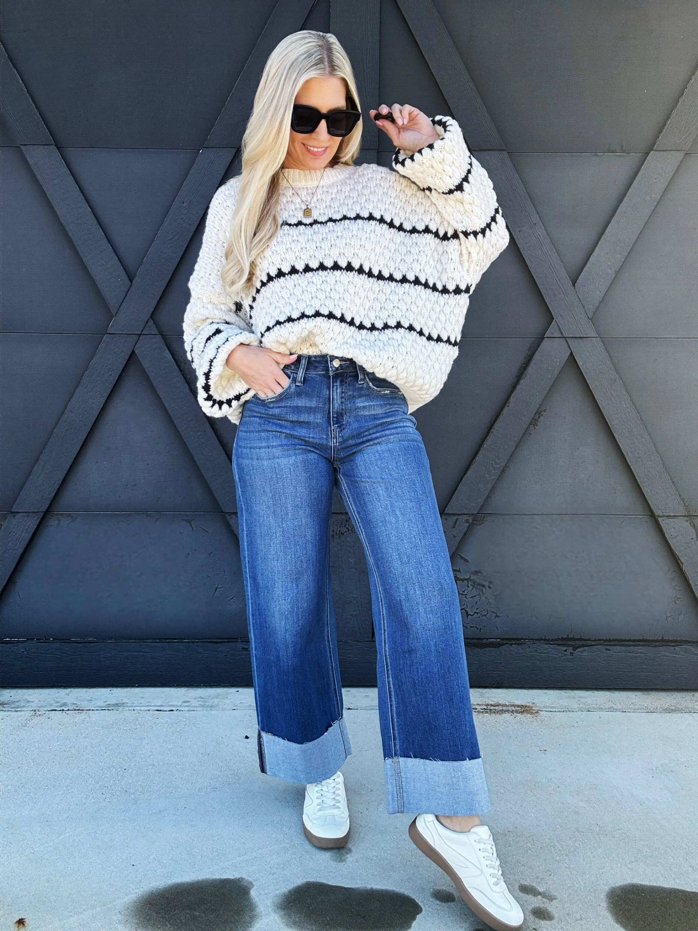 Lovervet By Vervet Cuffed Ankle Jeans