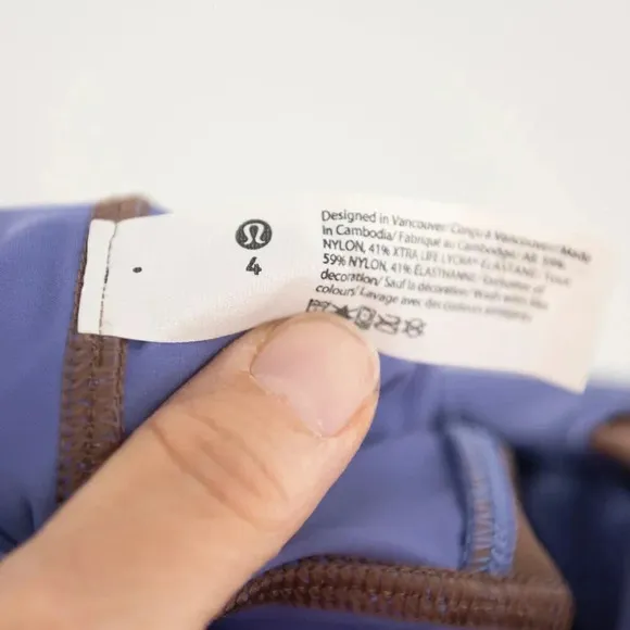 Lululemon Hike to Swim Short 6&quot; Charged Indigo / Dark Oxide / 4 NWT