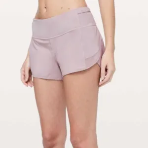 Lululemon Mesh Over Miles Short *3&quot; Powdered Mauve