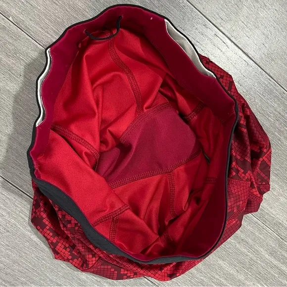 Lululemon What The Sport Short Mini Ziggy Snake Red Tide Cranberry 4 Run Gym