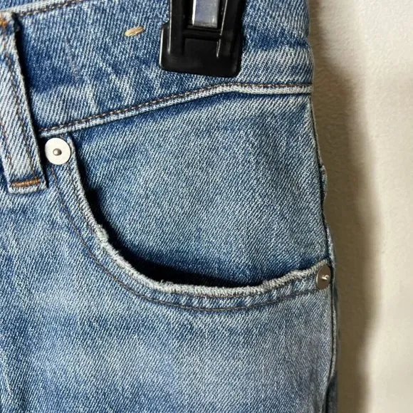 Madewell $128 The Tall '90s Straight Jean in Rondell Wash Size T24 NN691
