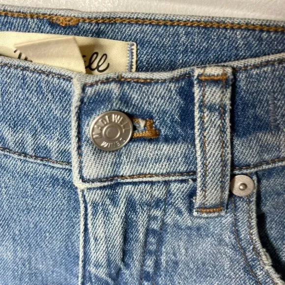 Madewell $128 The Tall '90s Straight Jean in Rondell Wash Size T24 NN691