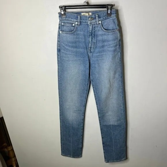 Madewell $128 The Tall '90s Straight Jean in Rondell Wash Size T24 NN691