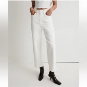 Madewell NWT The Petite Perfect Vintage Wide Leg Crop Jean Size 32P High Rise
