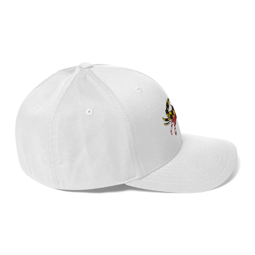 Maryland Flag Crab Closed-Back Structured Hat