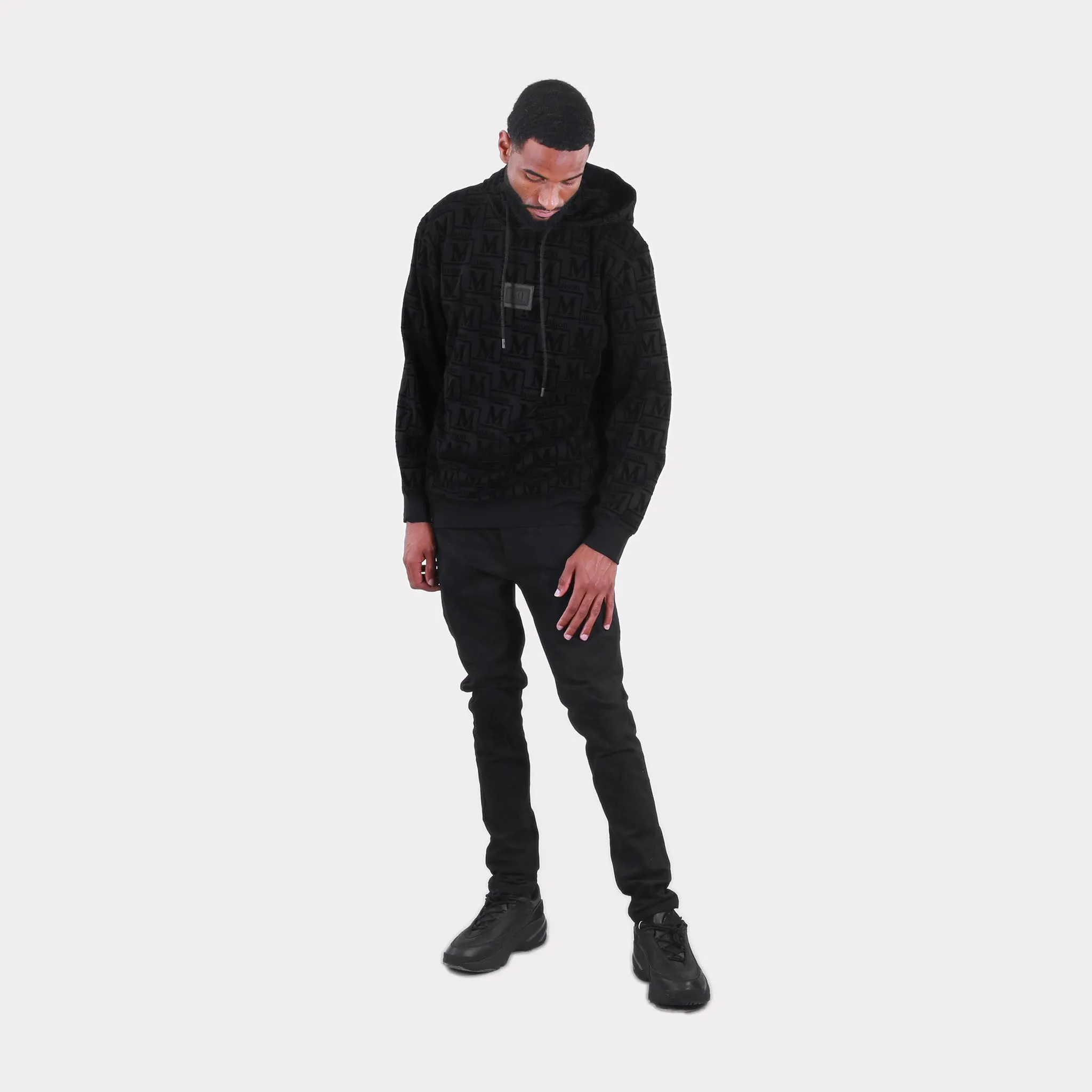 MDB Couture Men's French Terry Monogram Hoodie