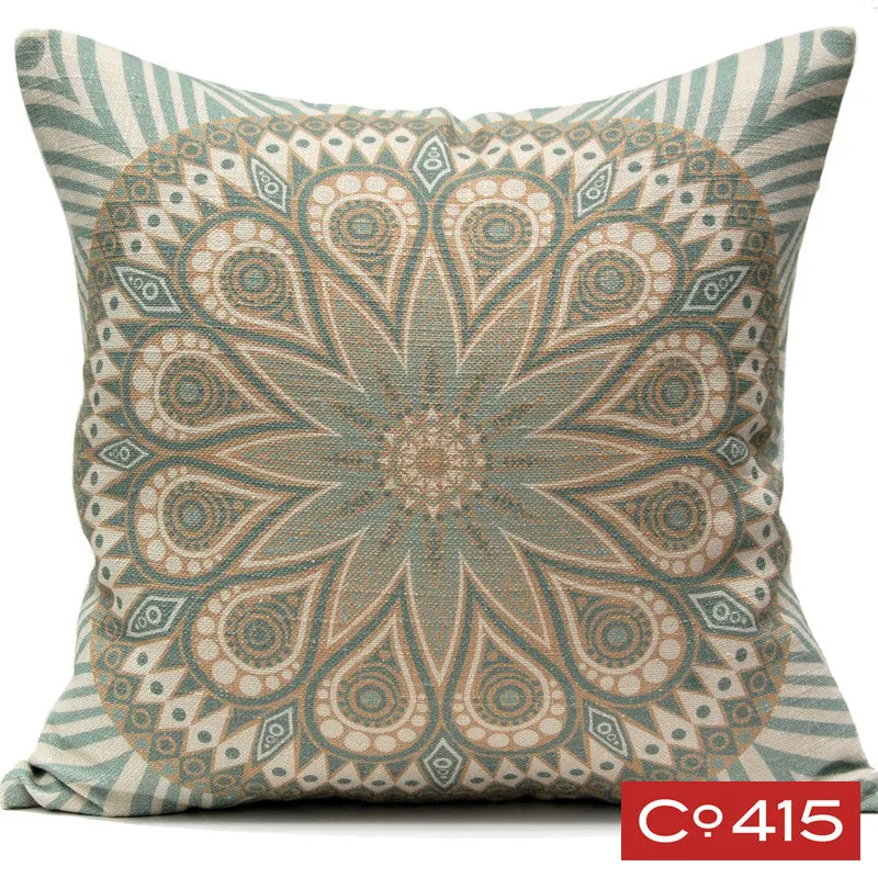 Medallion 5 Pillow - Oyster Bay