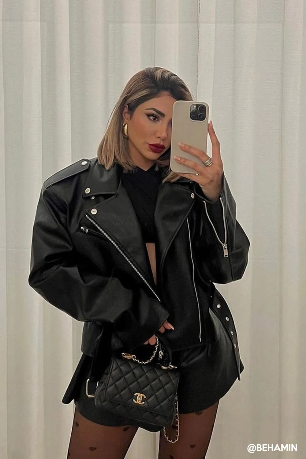 Megan Oversized Rider Jacket