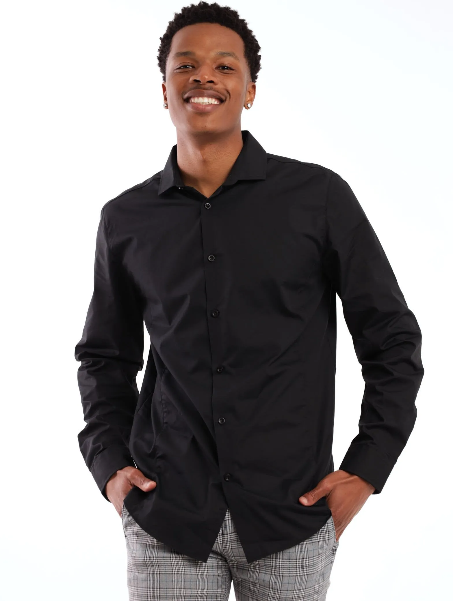 Men's Easy Care Shirt - Black