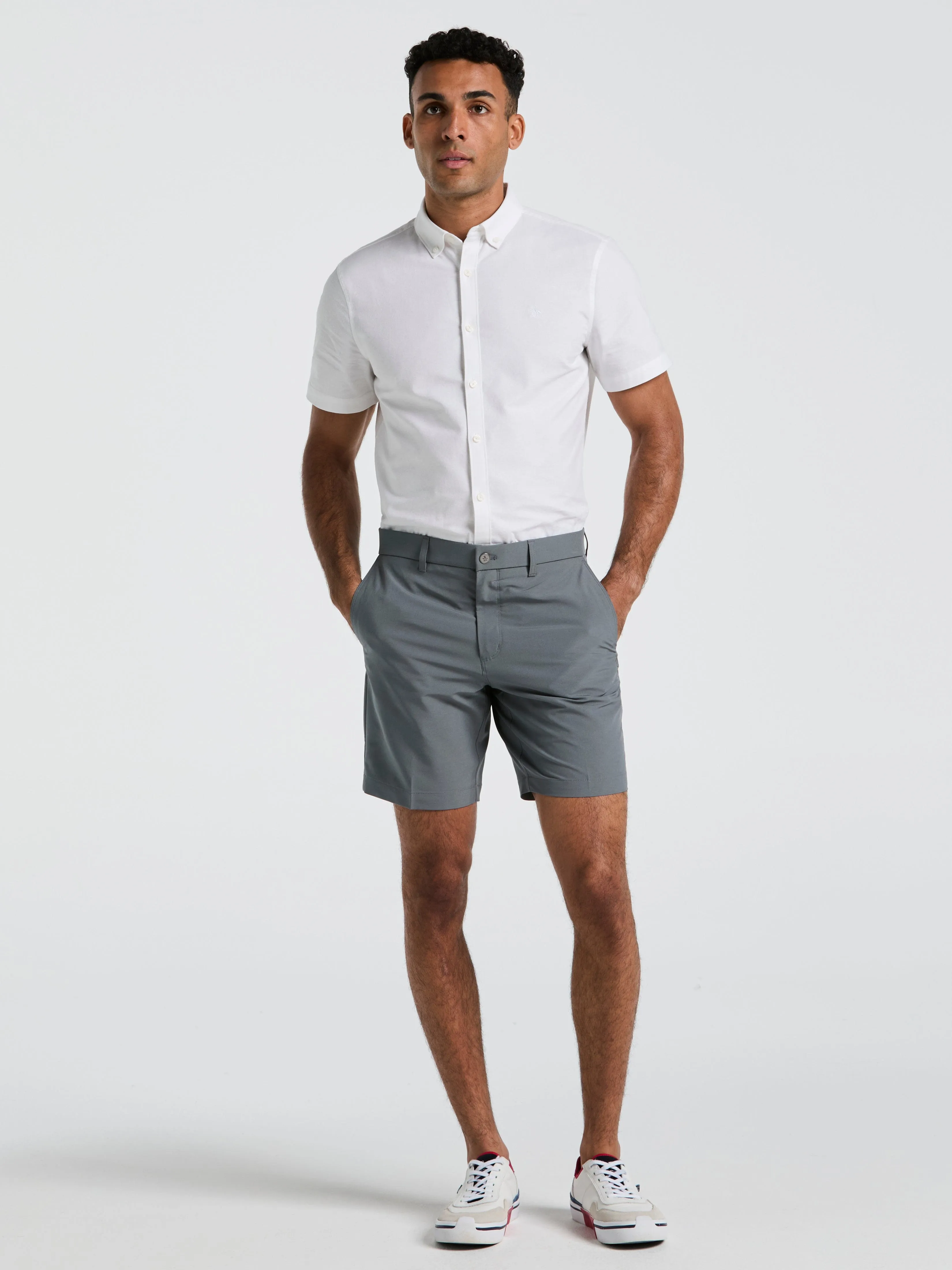 Men's Technical Flat Front 8" Golf Shorts