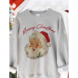 Merry christmas santa claus sweatshirt