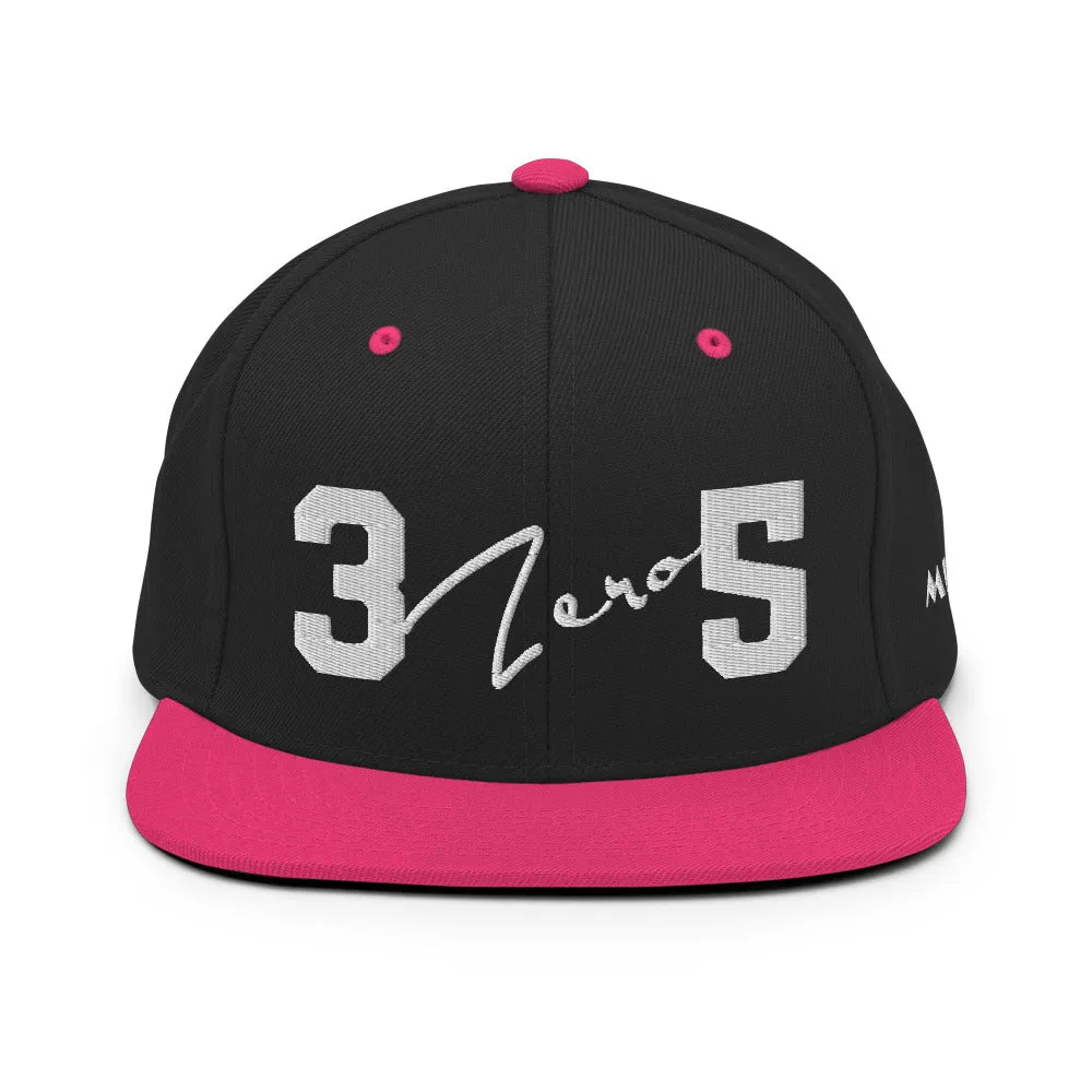 Miami 3 zero 5 Snapback Hat