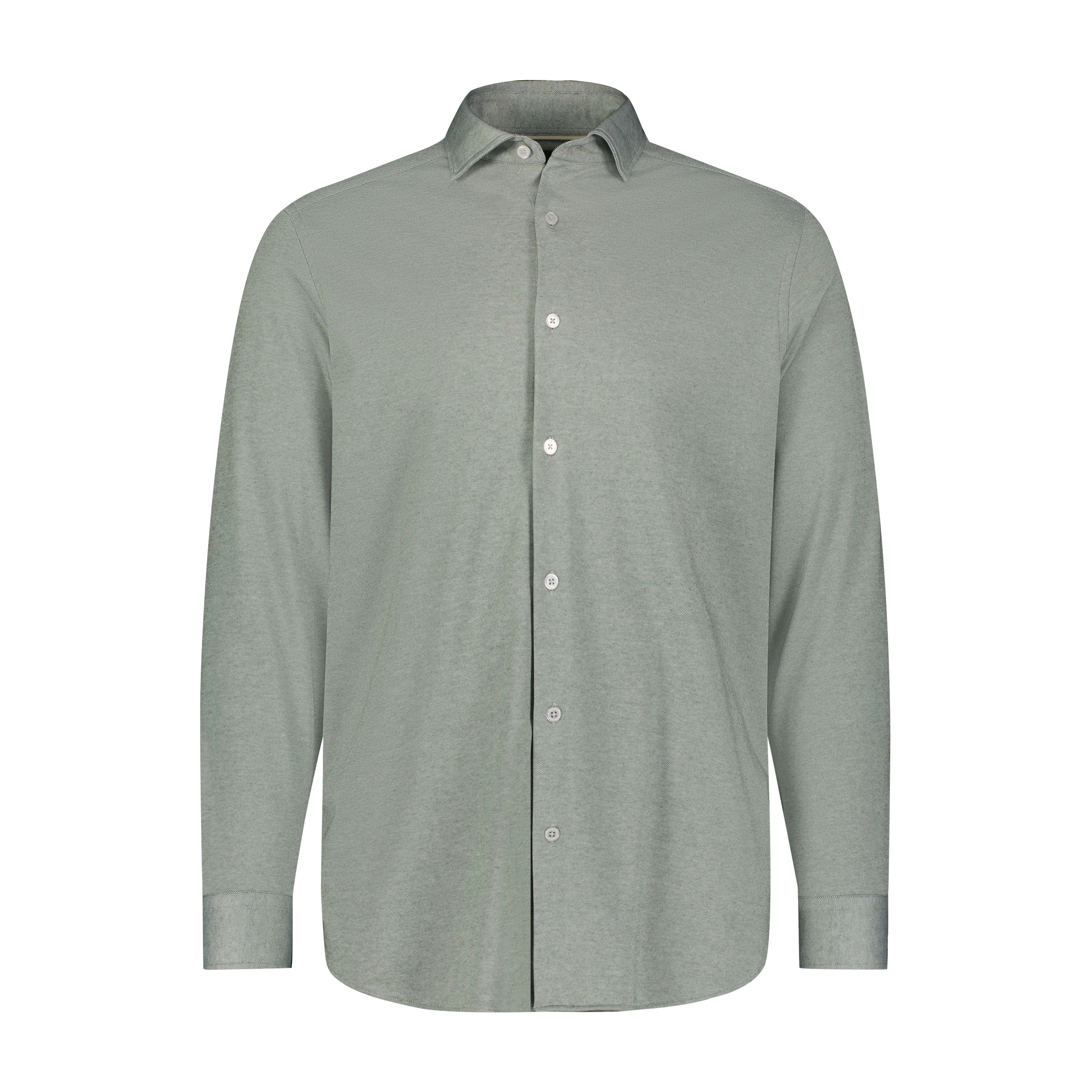 Micro Melange Knit Shirt